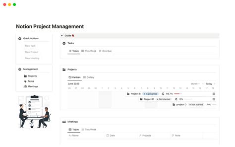 Project Management Template Notion