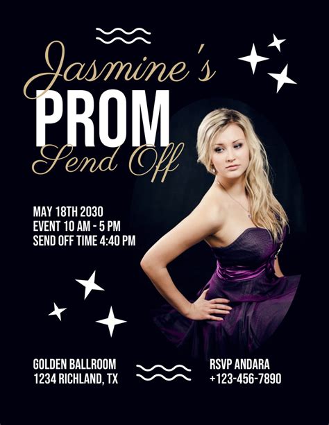 Prom Flyer Template 3