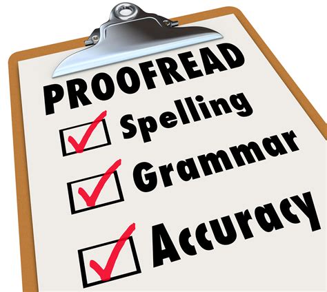 Proofreading and editing are crucial for a strong resume