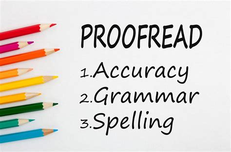 Proofreading Tips