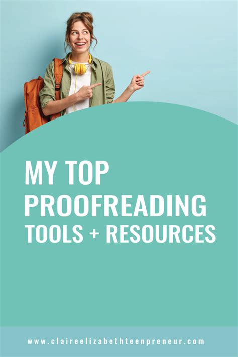 Proofreading Tools and Resources