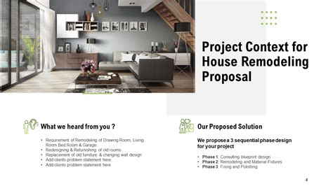 Proposal for renovation project