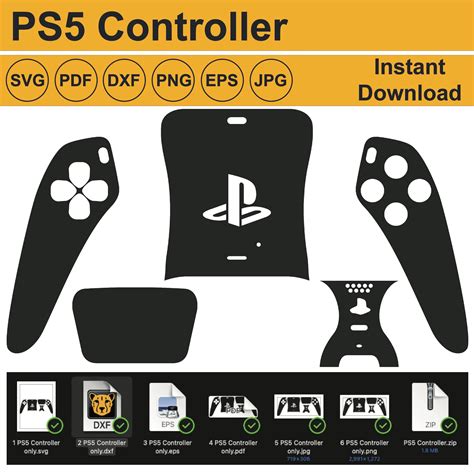 PS5 skin template 1