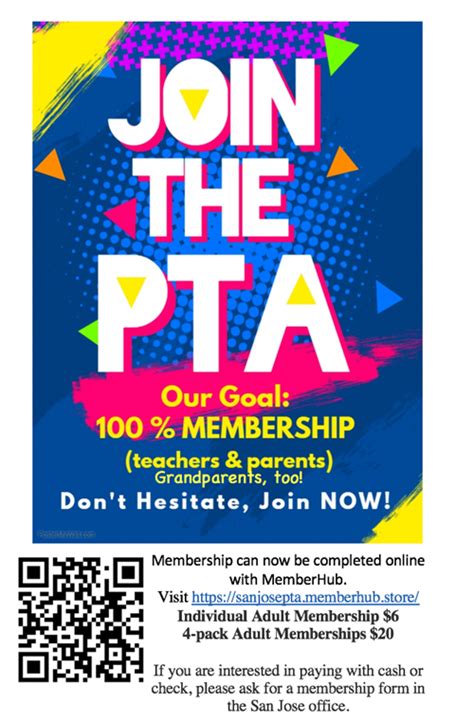 PTA Membership Flyer Examples