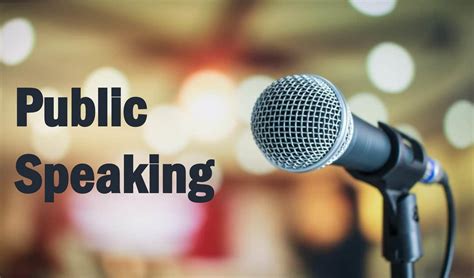 Improving public speaking skills for presentations