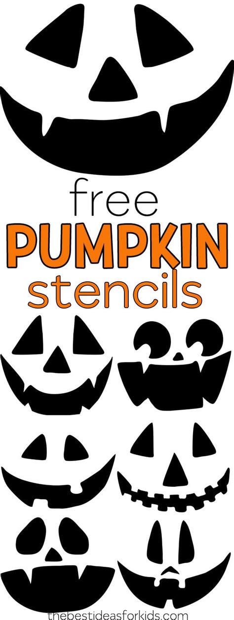 Pumpkin Carving Stencils Printable