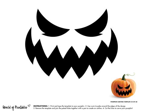 Pumpkin Carving Template