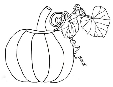 Pumpkin Coloring Page