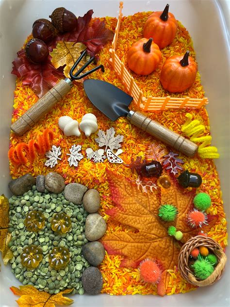 Pumpkin Sensory Bin