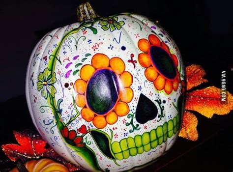 Pumpkin Sugar Skull Template Tips and Tricks