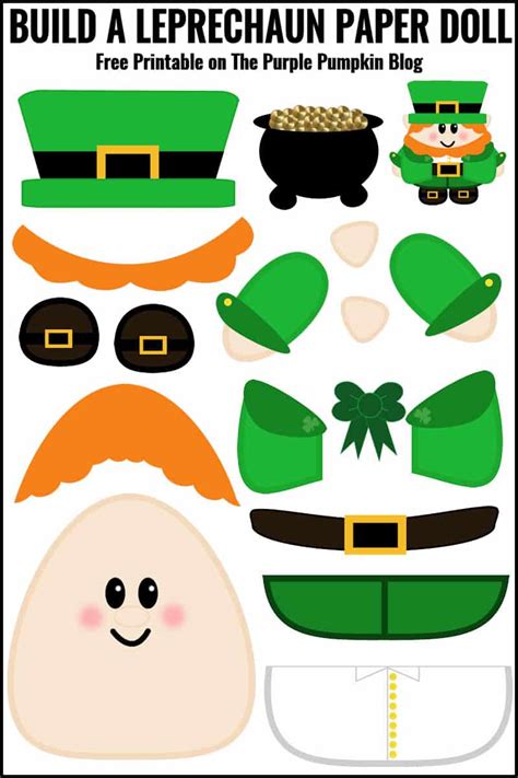 Pumpkin templates for St. Patrick's Day