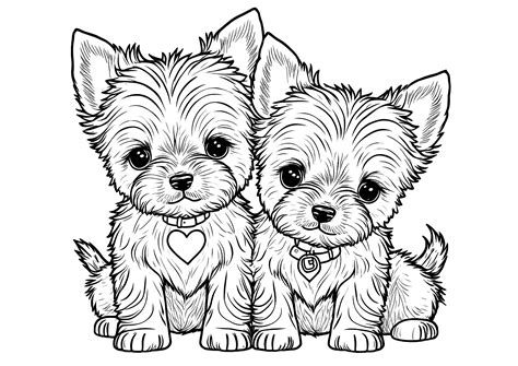 Puppy Coloring Pages 2