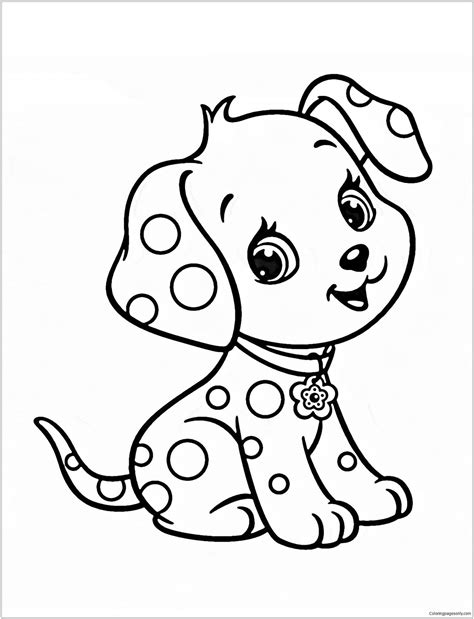 Puppy Coloring Pages 3