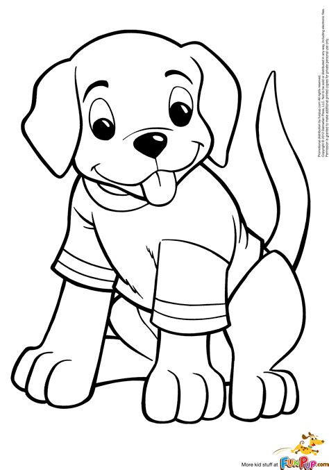 Puppy Coloring Pages 4