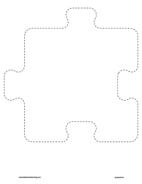 Puzzle Piece Templates for All Ages