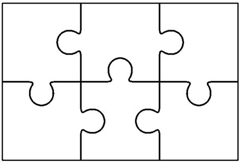 Puzzle Template Design 6