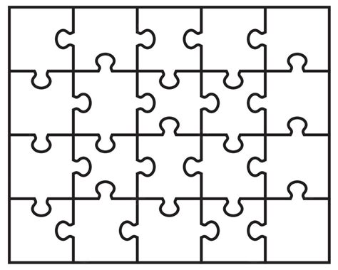 Puzzle Template Design 7