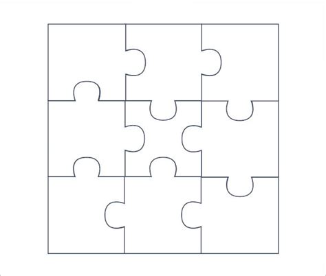 Puzzle template downloads