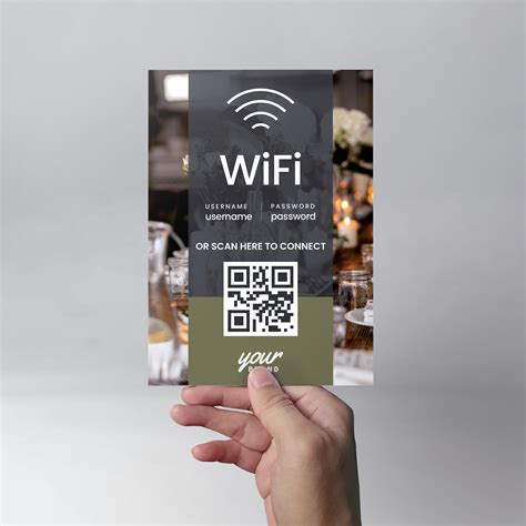 QR Code Flyer Template Example