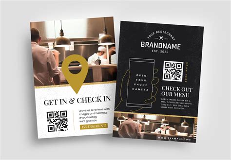 QR Code Flyer Template Examples