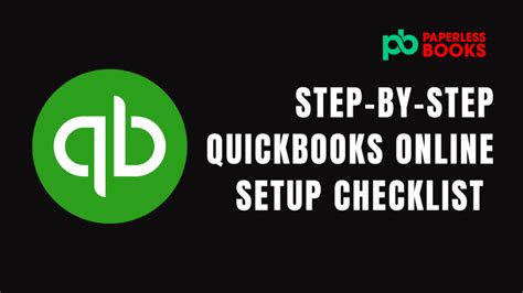 QuickBooks Online Checklist