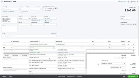 QuickBooks Online Invoice Management