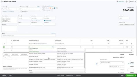 QuickBooks Online Invoice Reporting