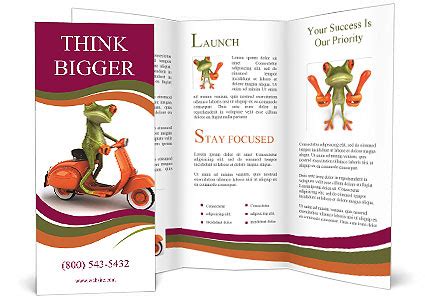 Quirky leaflet template