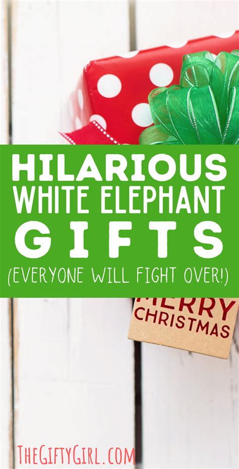 Quirky White Elephant Gifts