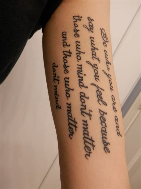 Quote-Based Tattoo Designs