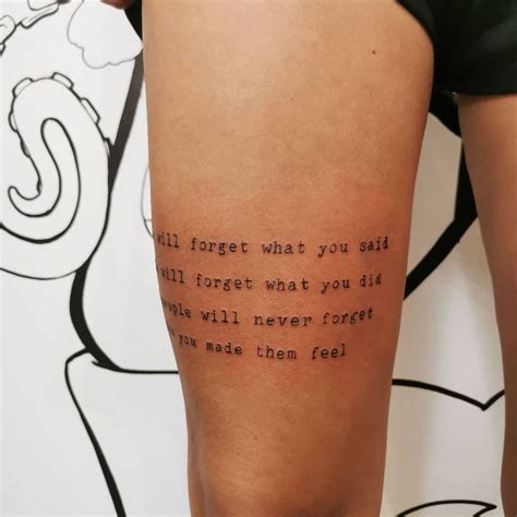 Description of Quote Tattoos