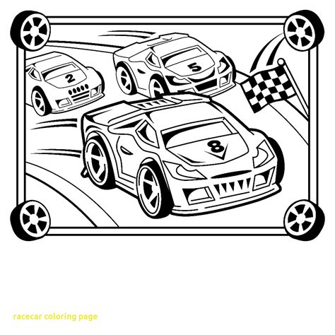 Race Car Coloring Books for Kids