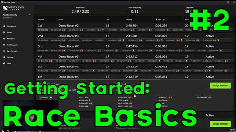 Basics of Racing