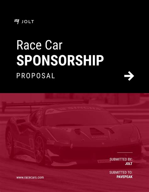 Racing Team Sponsorship Proposal