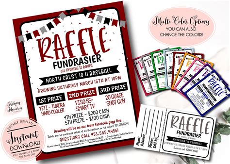 Raffle Tickets for Fundraisers