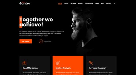 React Portfolio Website Template Example 6