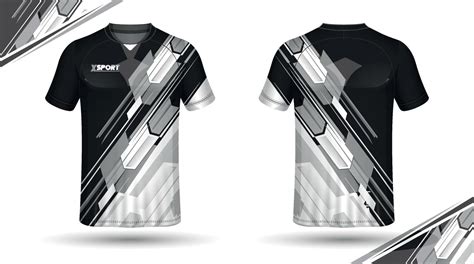 Realistic T Shirt Template Designs for Sports