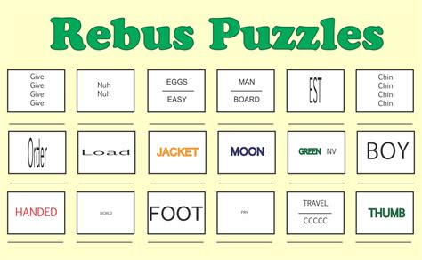 Rebus Puzzle Idea