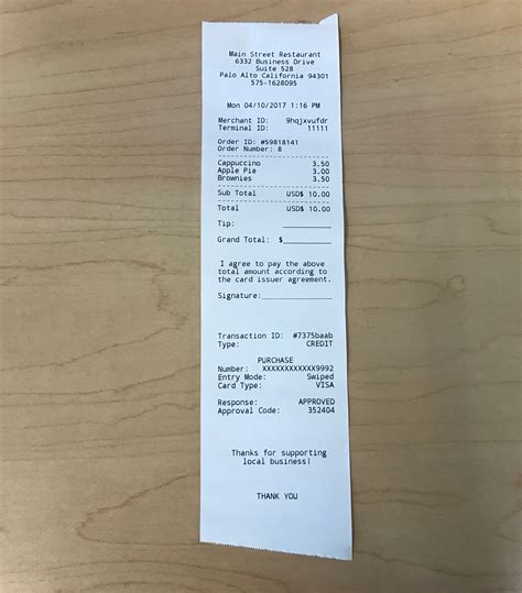 Types of Free Receipt Templates Available