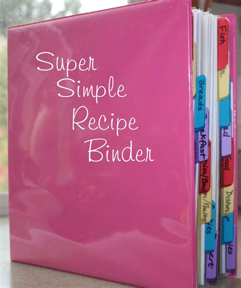 Recipe Book Organization