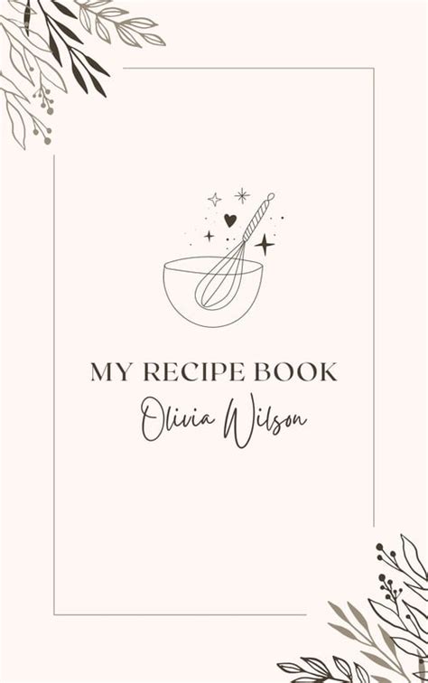 Recipe Covers Inspiration