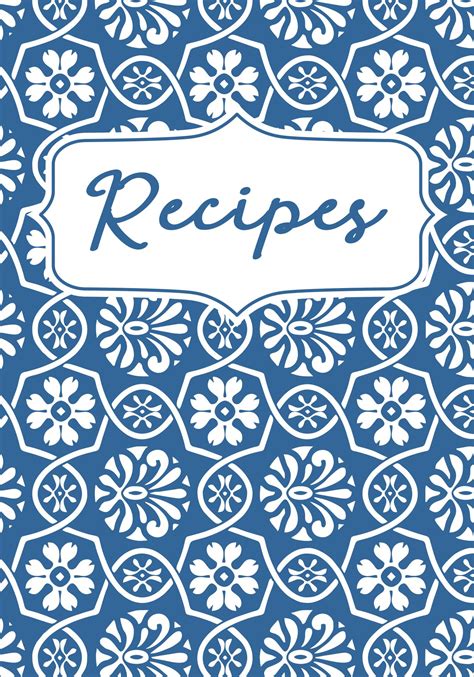 Recipe Covers Templates