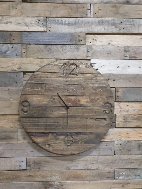 Reclaimed wood clock plan