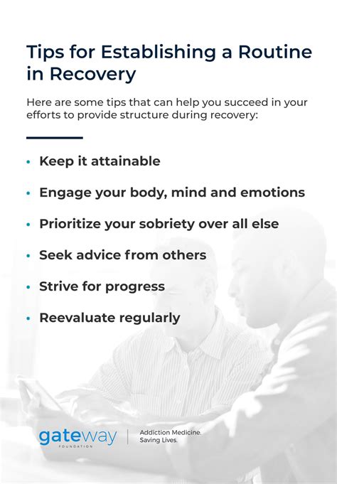 Description of Recovery Tips