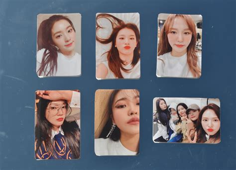 Red Velvet Photocard Template 6