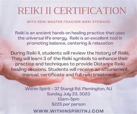 Reiki Certification