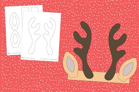 Reindeer Antler Template Gallery 8