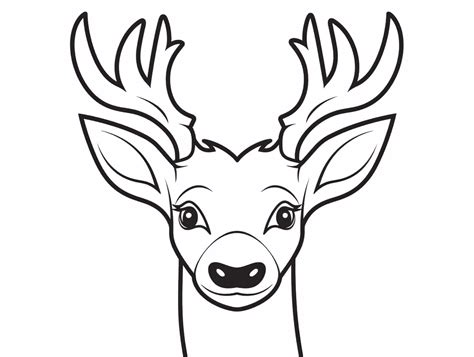 Reindeer coloring fun for kids