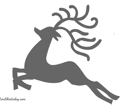 Reindeer stencil art for personalized gifts