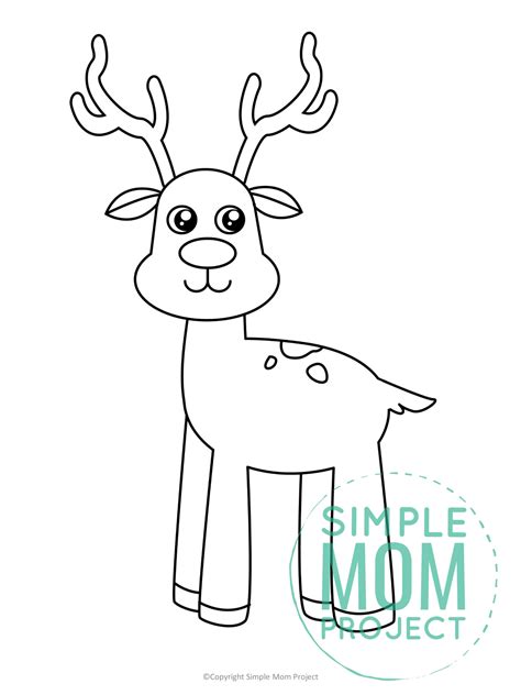 Reindeer Template 2